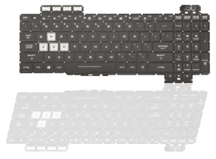 Asus TUF Gaming FX505G FX505D FX505GE FX505GM FX705G FX705GD FX705GE FX705GM FX504G FX504GD FX504GE FX504GM FX504 FX505 FX705 FX80 FX80G FX80F FX86 FX86S FX86F FX95, US